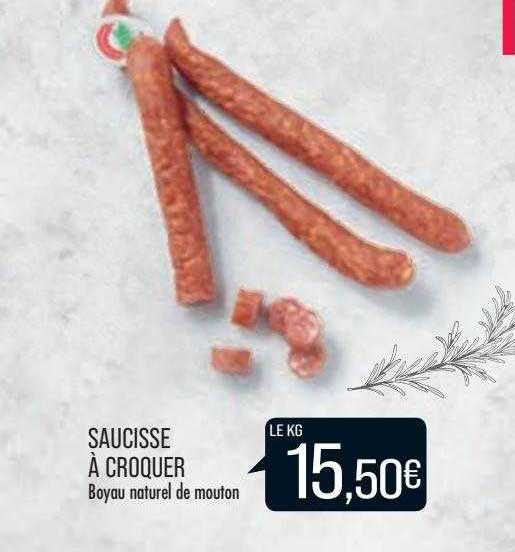 saucisse à croquer