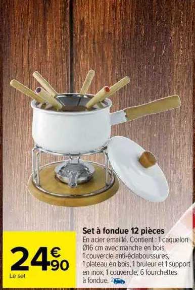 Set à Fondue 12 Pièces