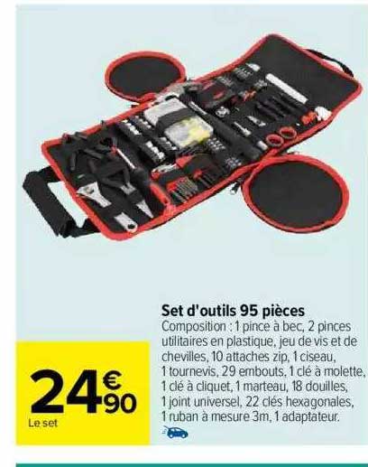 set d'outils 95 pièces