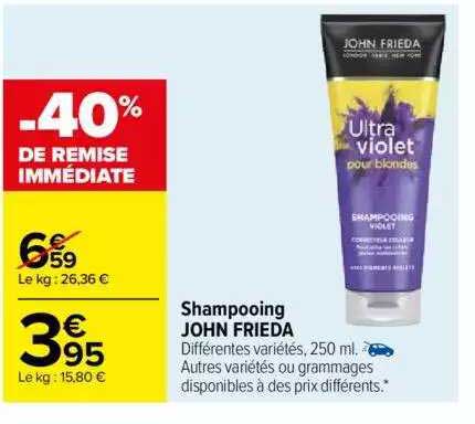 shampoing john frieda