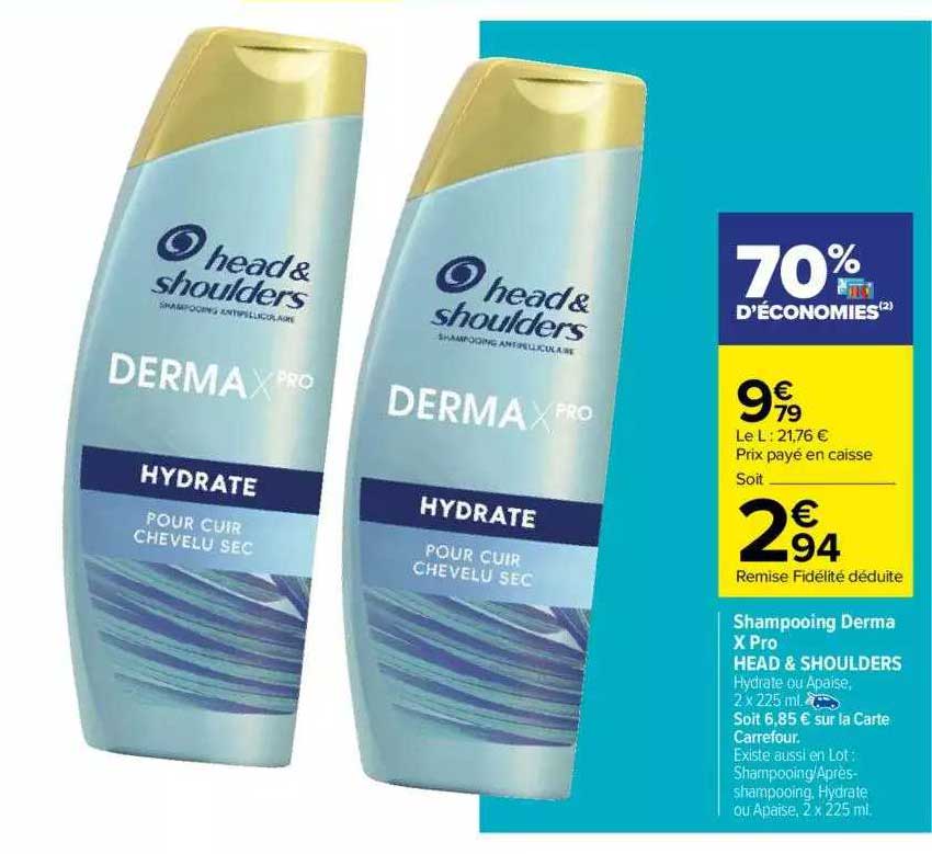 shampooing derma x pro head & shoulders