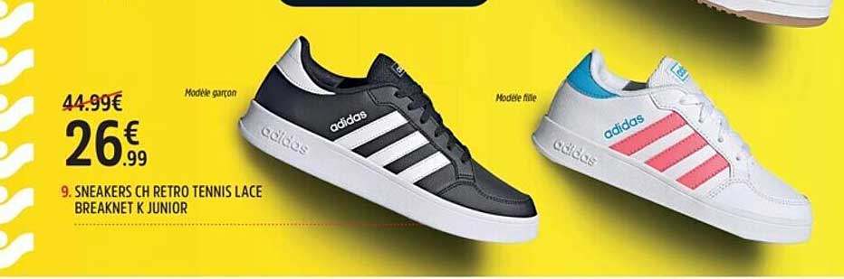 sneakers ch retro tennis lace breaknet k junior