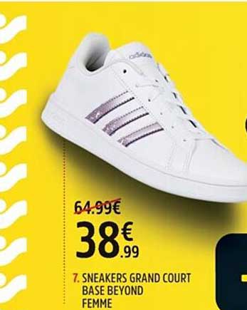 sneakers grand court base beyond femme
