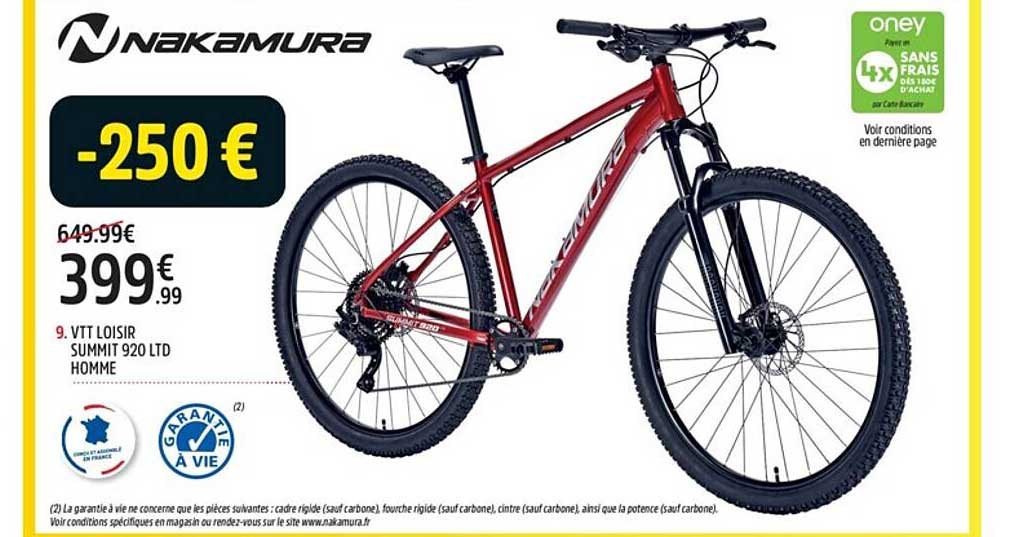 vtt loisir summit 920 ltd homme nakamura