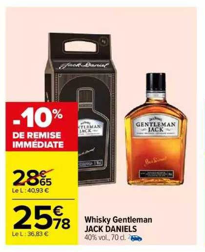 whisky gentleman jack daniels