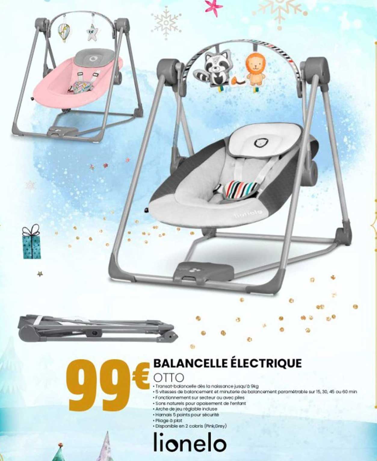 balancelle électrique otto lionelo