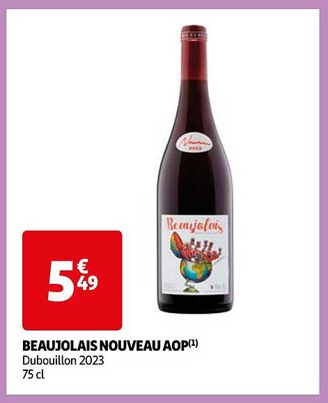 beaujolais nouveau aop dubouillon 2023