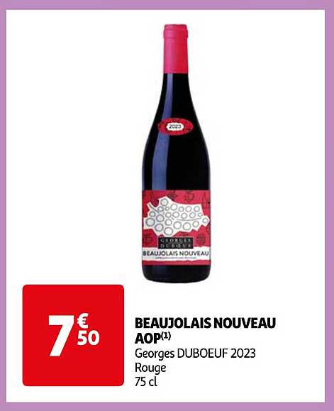 beaujolais nouveau aop georges duboeuf 2023