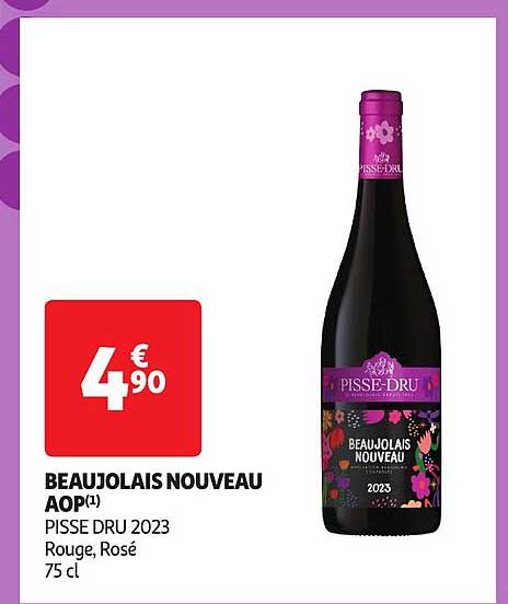 beaujolais nouveau aop pisse dru 2023