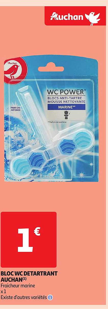 Bloc Wc Détartrant Auchan