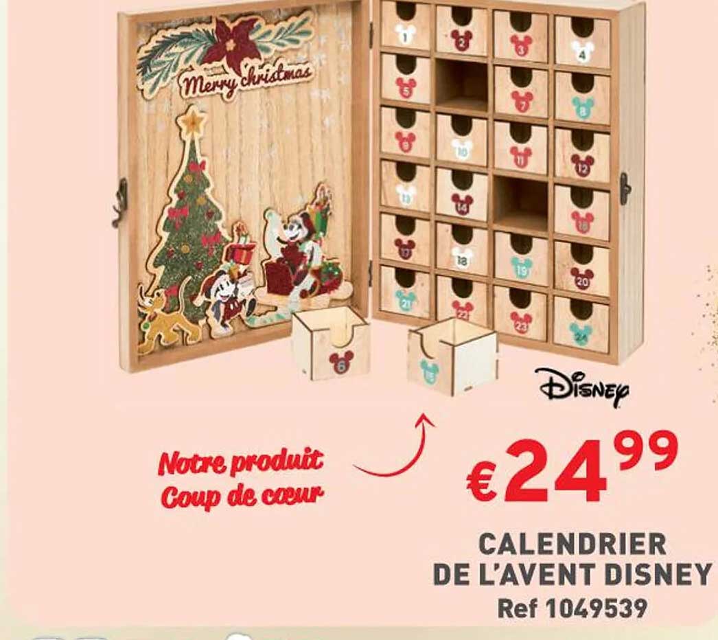 calendrier de l'avent disney