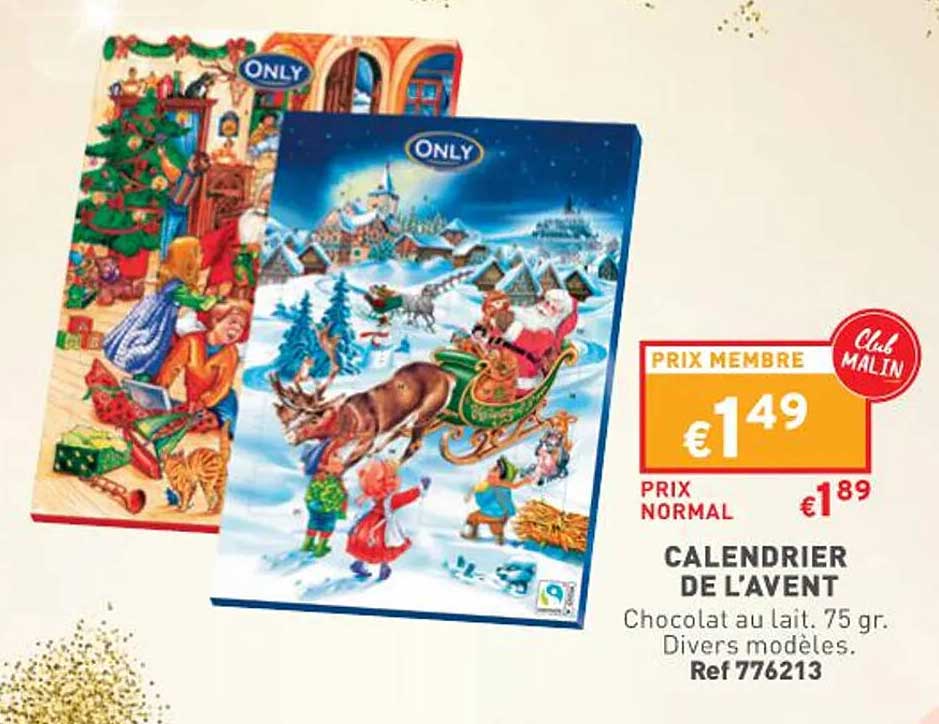 calendrier de l'avent