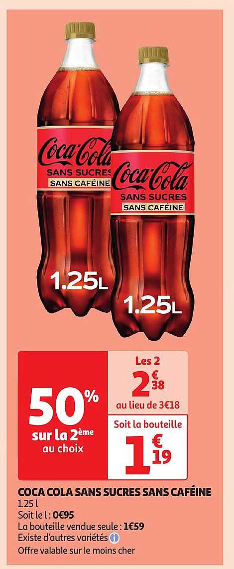 Coca Cola Sans Sucres Sans Caféine