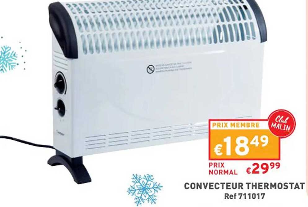 Convecteur Thermostat