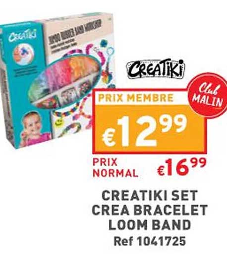 creatiki set crea bracelet loom band