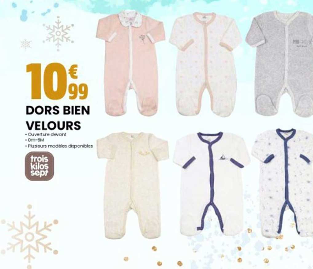 dors bien velours trois kilos sept