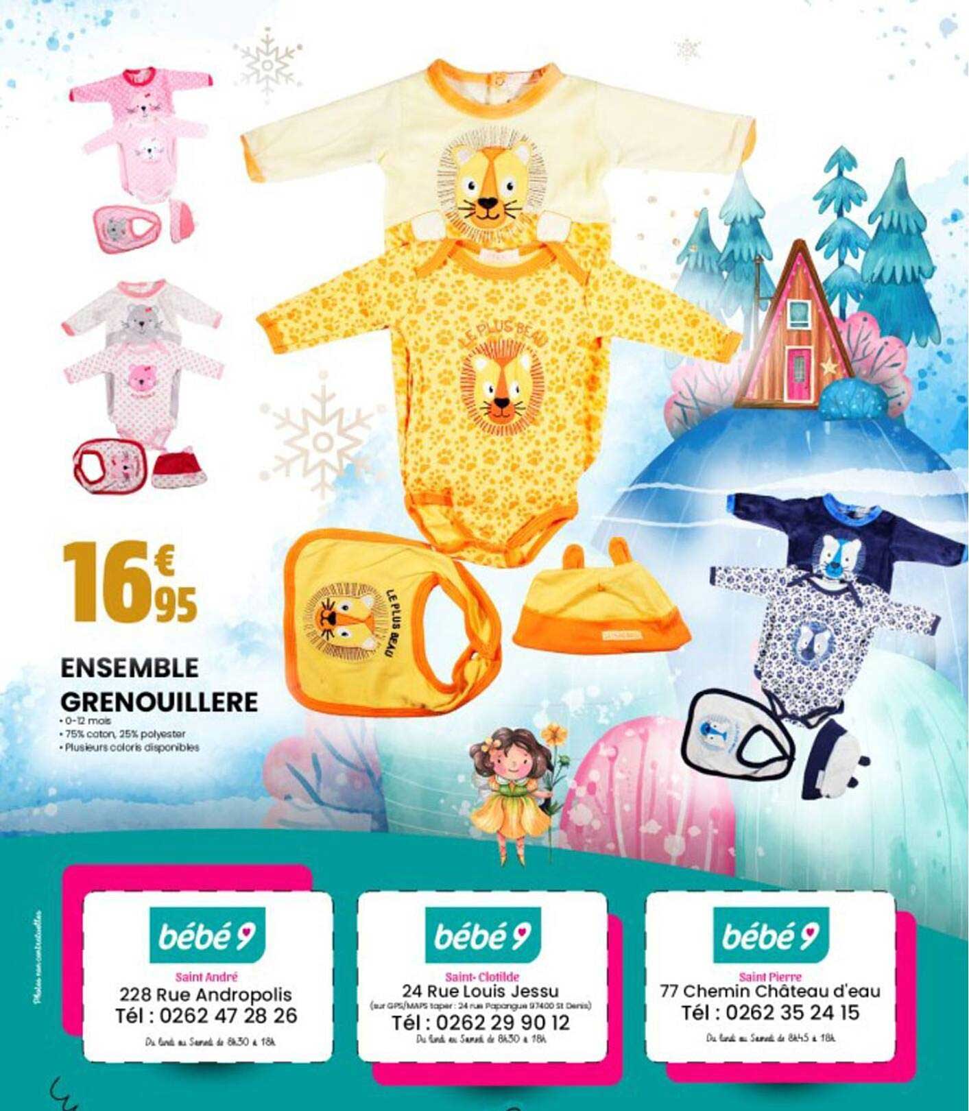 ensemble grenouillère bébé 9