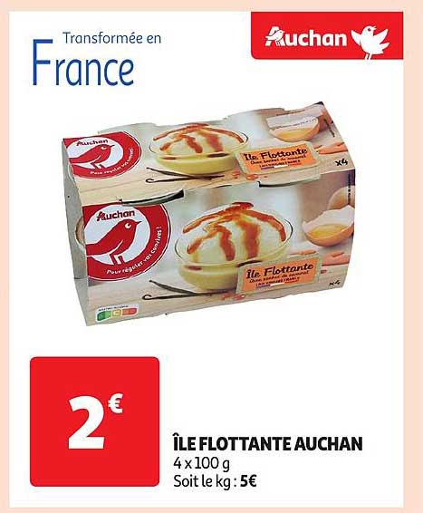 île flottante auchan