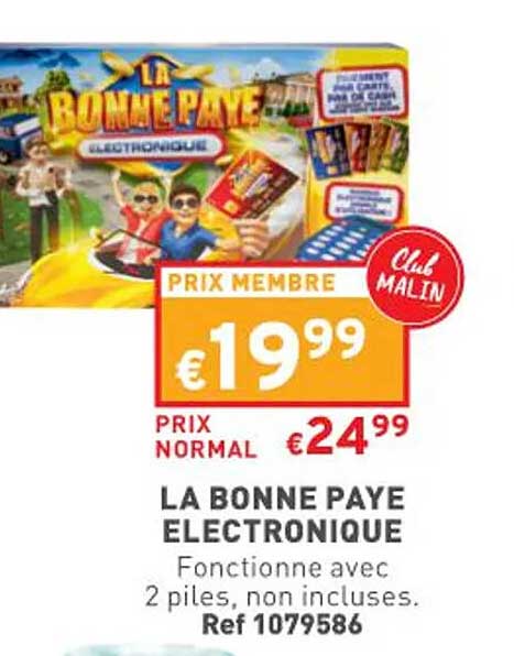 la bonne paye électronique