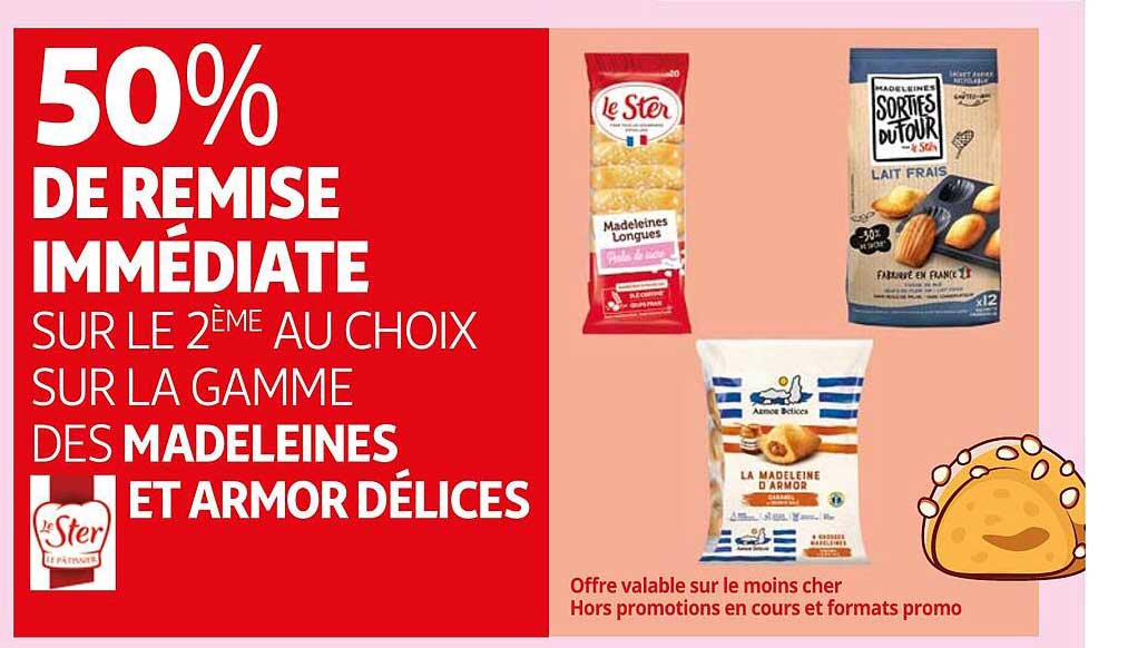 La Gamme Des Madeleines Le Ster Et Armor Délices