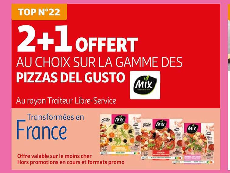 La Gamme Des Pizzas Del Gusto Mix