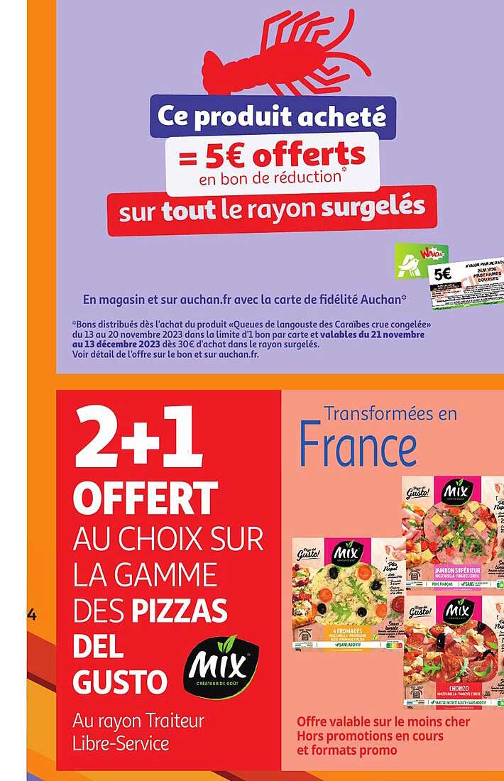 La Gamme Des Pizzas Del Gusto Mix