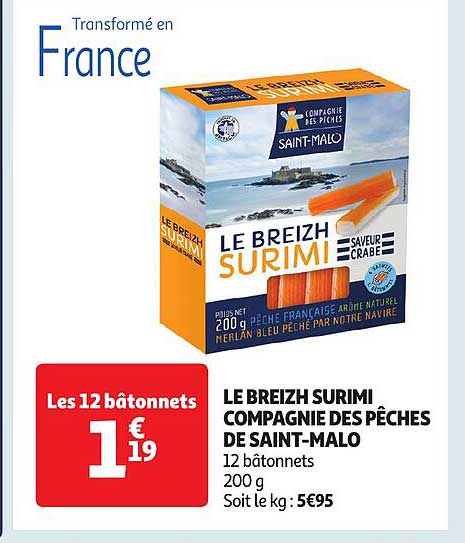 le breizh surimi compagnie des pêches de saint-malo