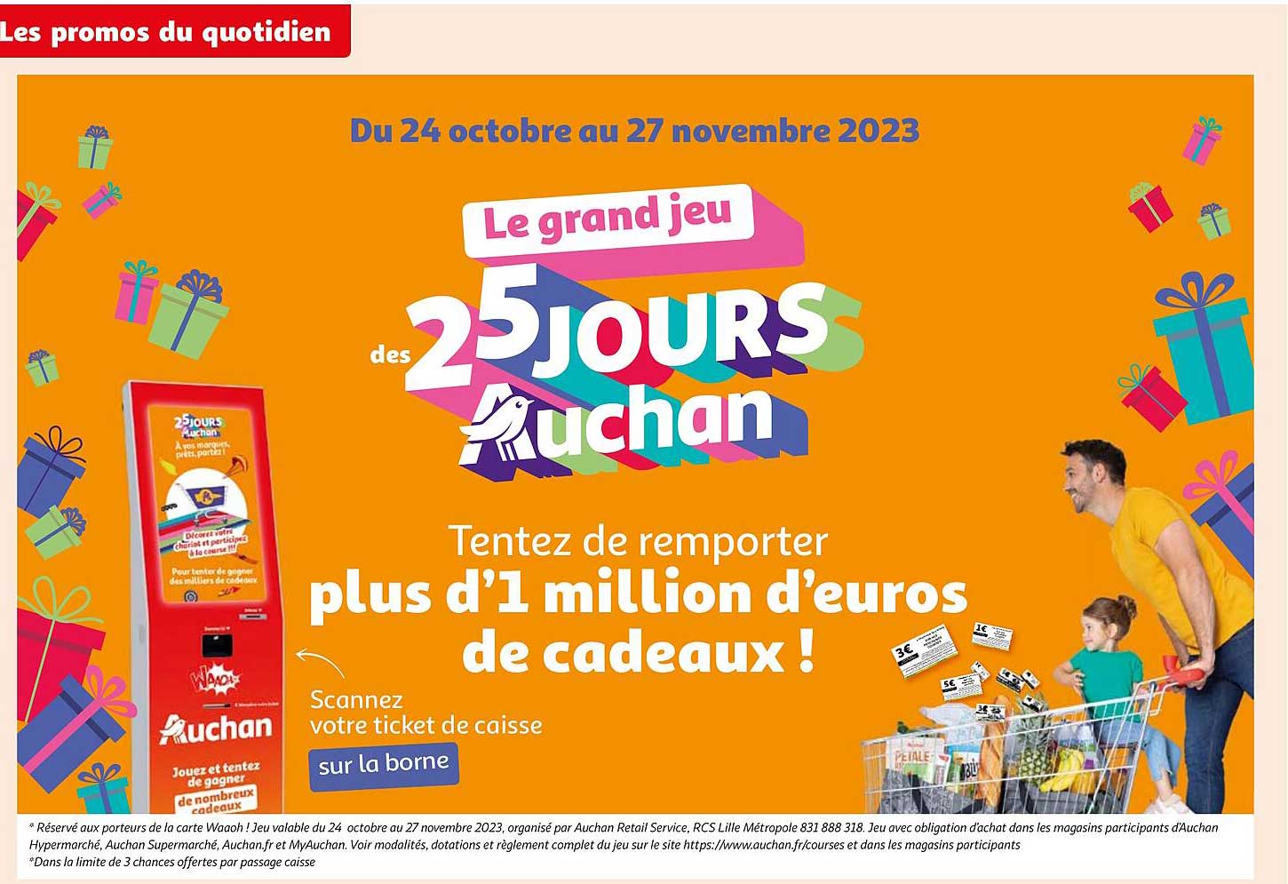 le grand jeu des 25 jours auchan