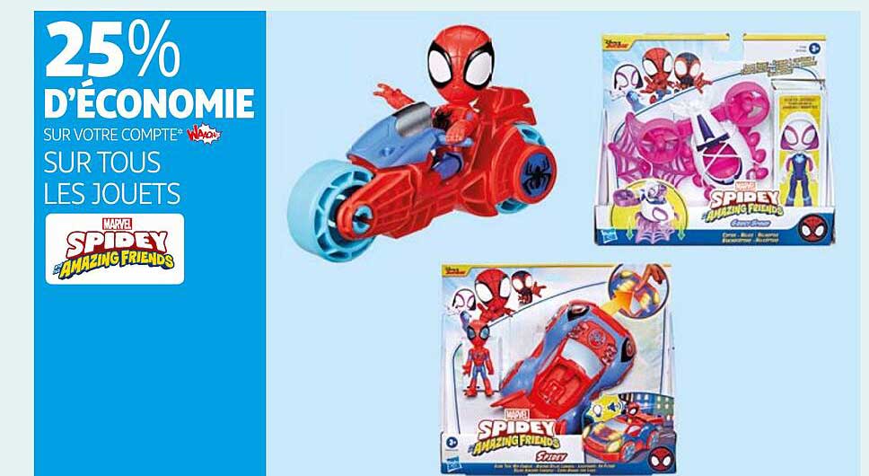 les jouets marvel spidey amazing friends