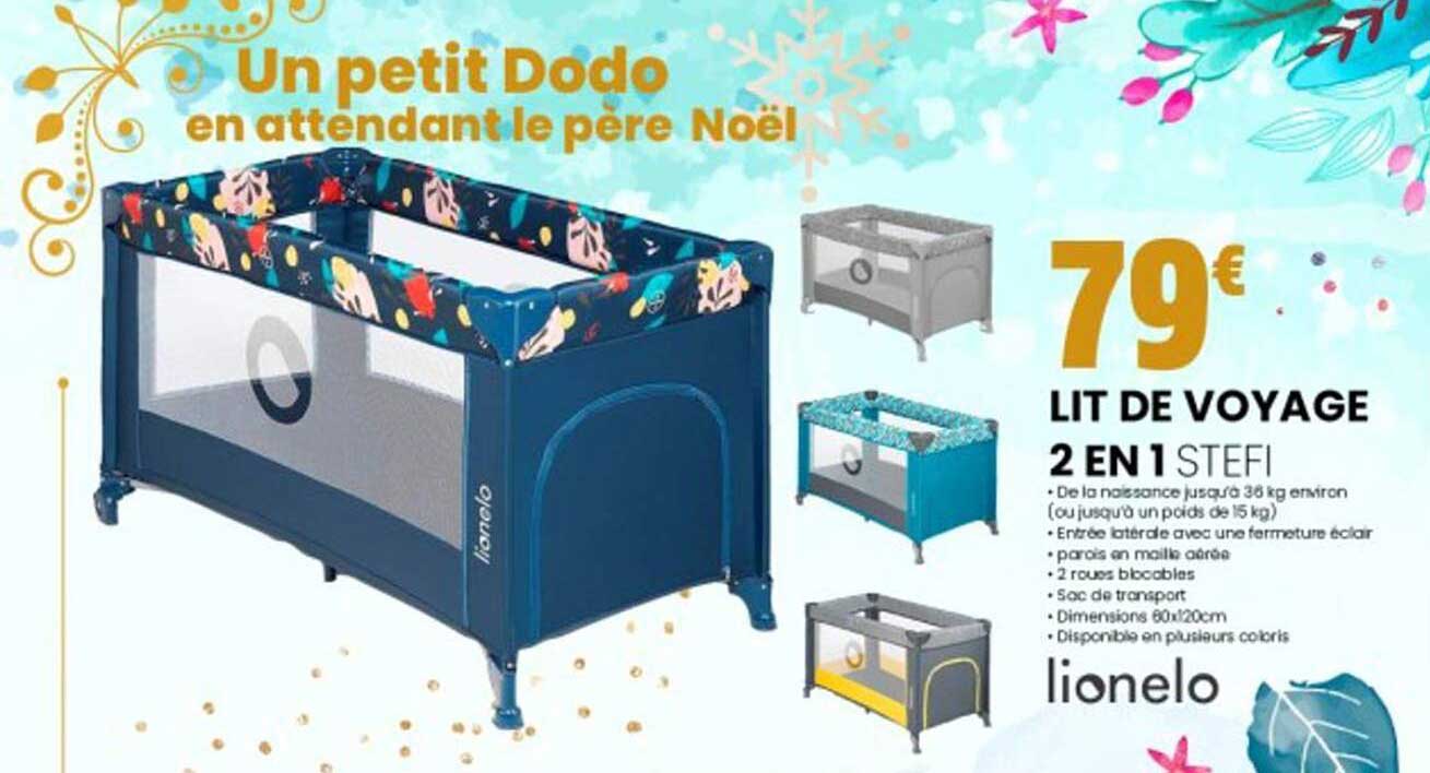 lit de voyage 2 en 1 stefi lionelo