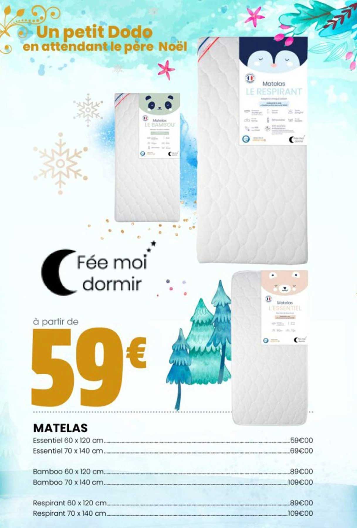 matelas fée moi dormir