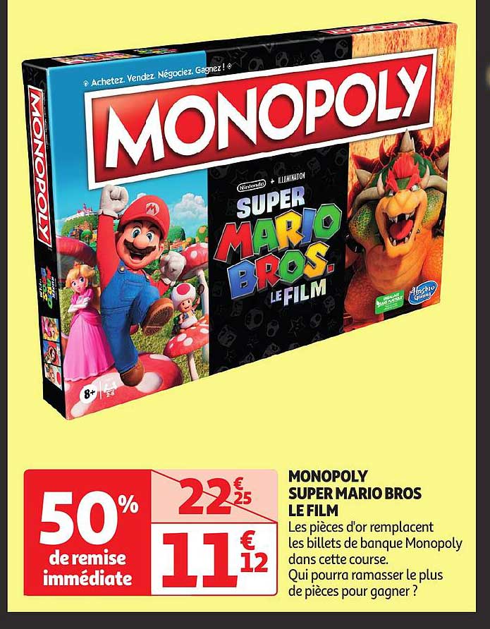 monopoly super mario bros le film