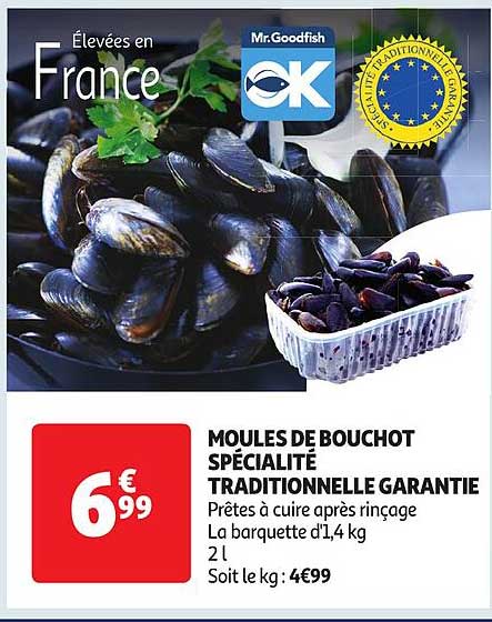 moules de bouchot spécialité traditionnelle garantie