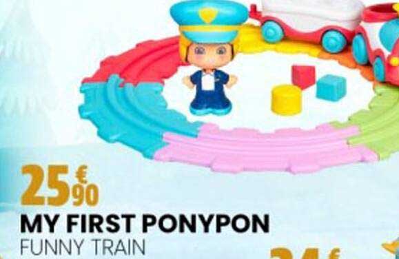 my first ponypon funny train