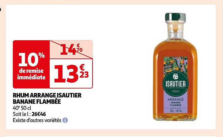 rhum arrangé isautier banane flambée