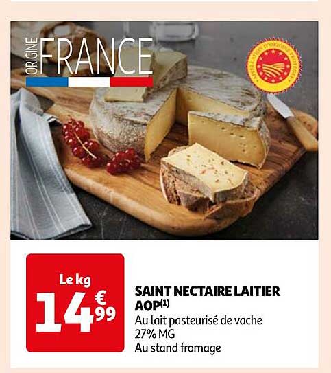 Saint Nectaire Laitier Aop