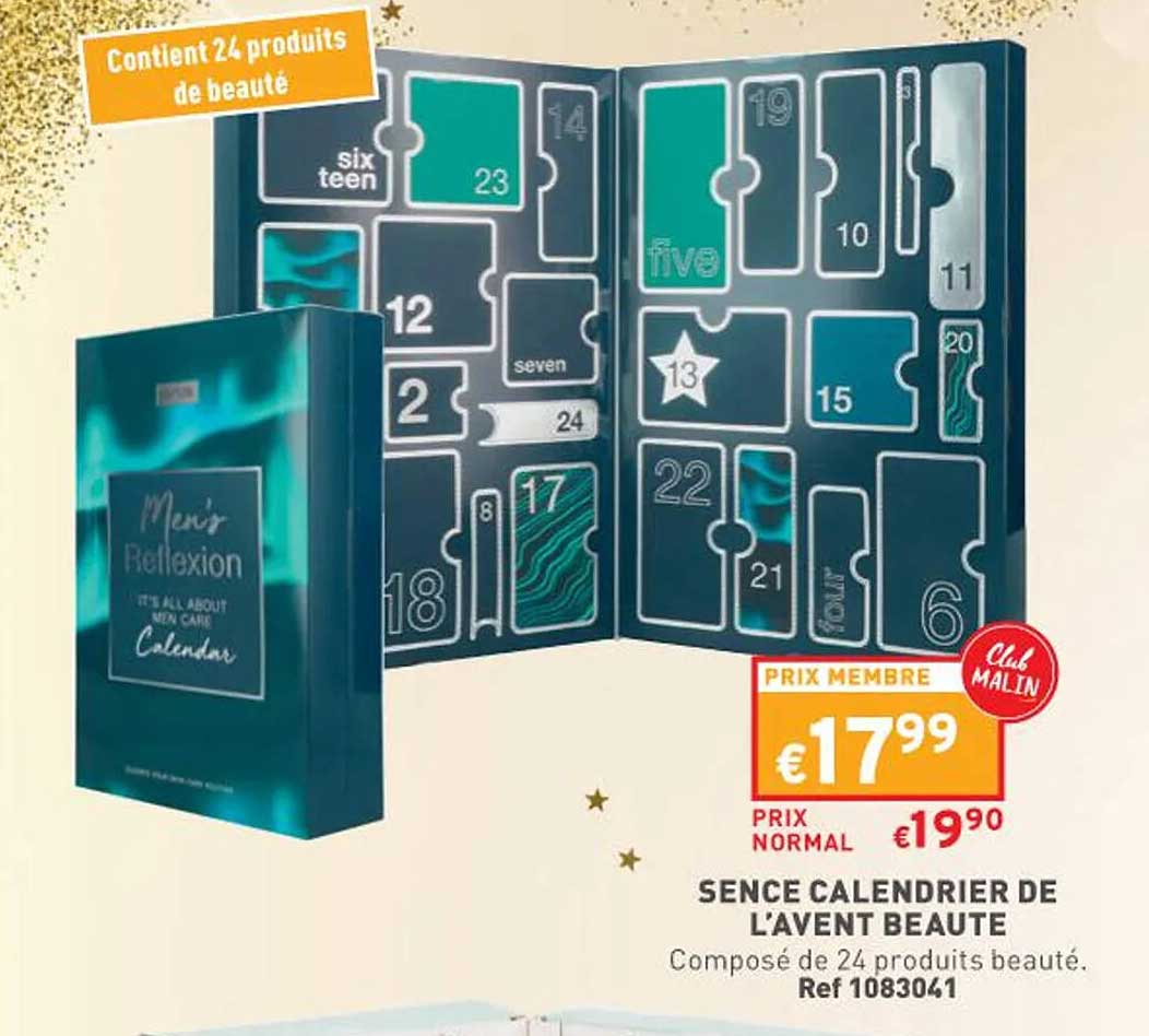 sence calendrier de l'avent beauté