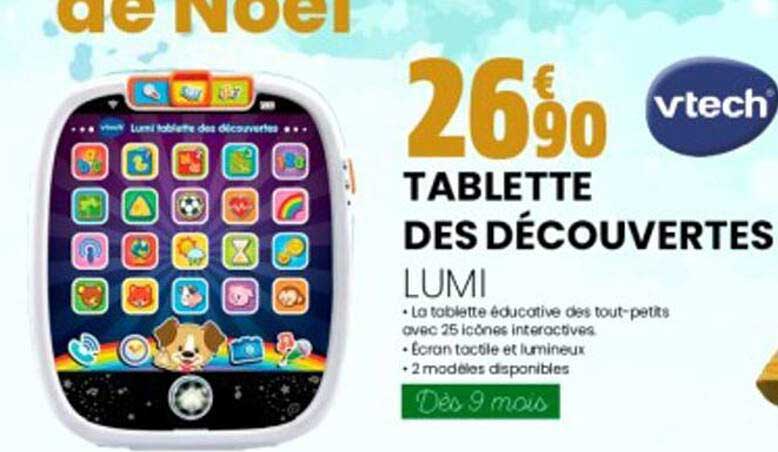 tablette des découvertes lumi vtech