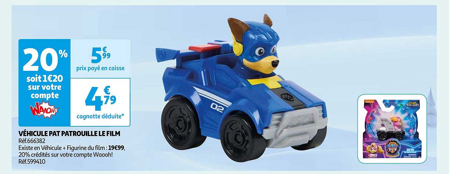 véhicule pat patrouille le film