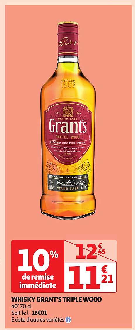 Whisky Grant's Triple Wood