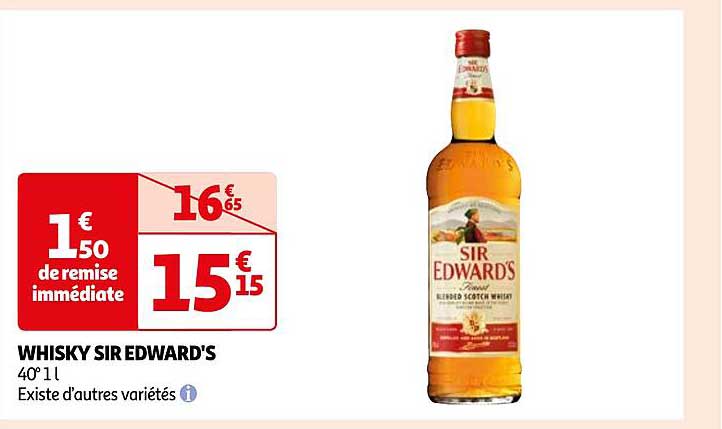 whisky sir edward's