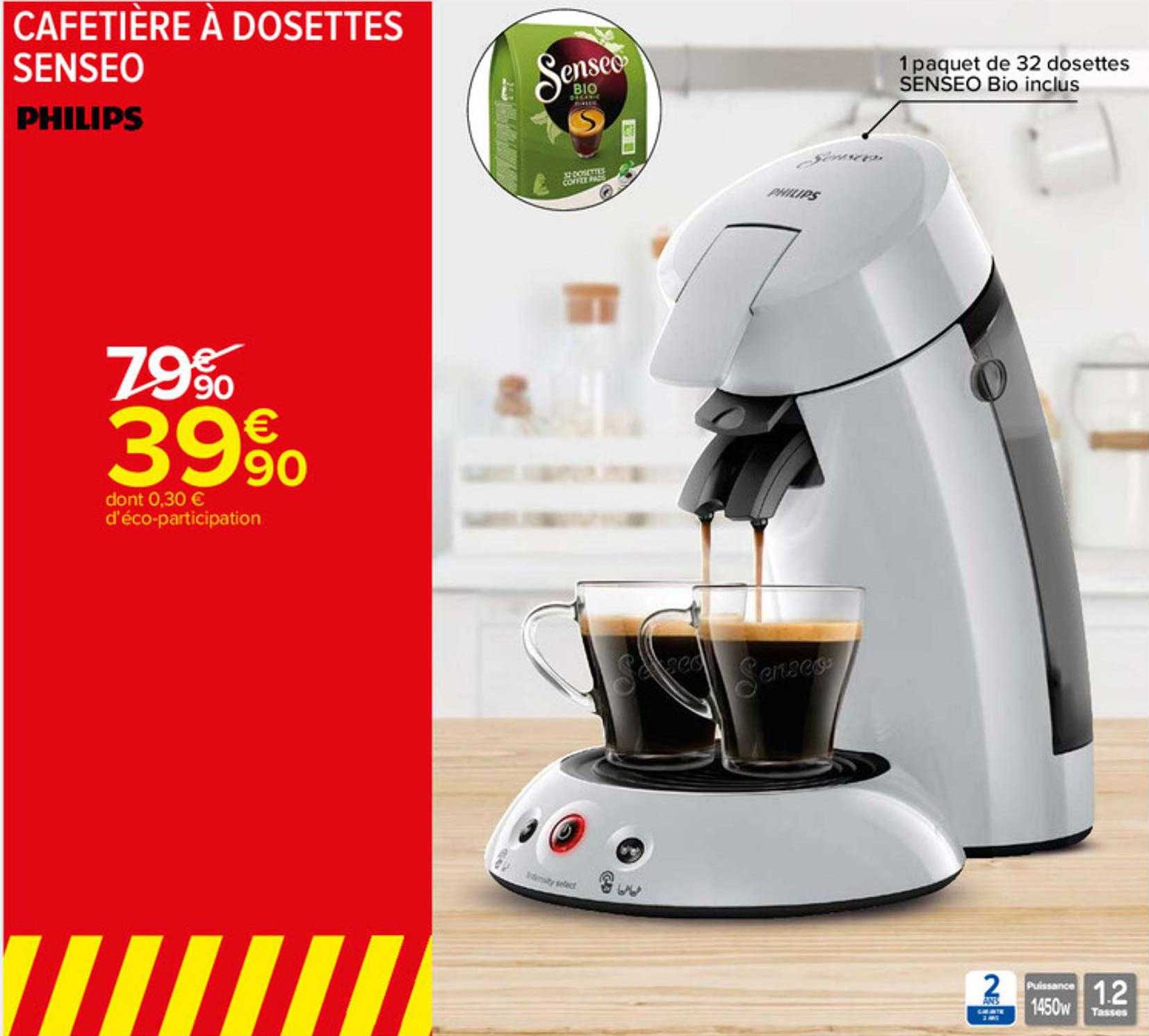Cafetière à Dosettes Senseo Philips