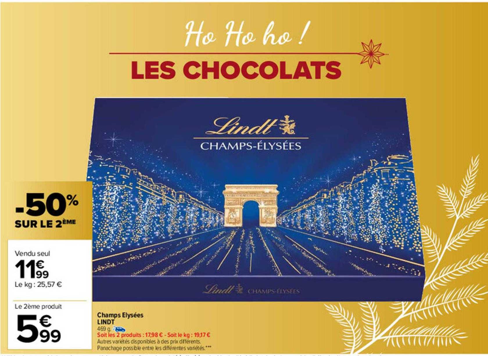 champas élysées lindt