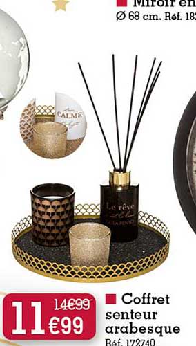 coffret senteur arabesque