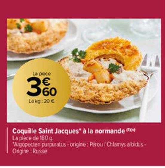 coquille saint jacques à la normande