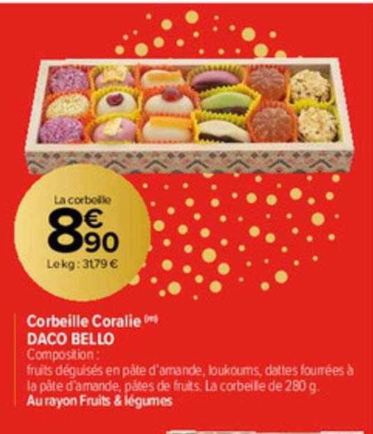 corbeille coralie daco bello