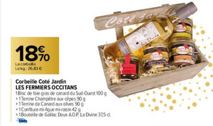 Corbeille Coté Jardin Les Fermiers Occitans