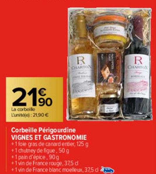 corbeille périgourdine vignes et gastronomie