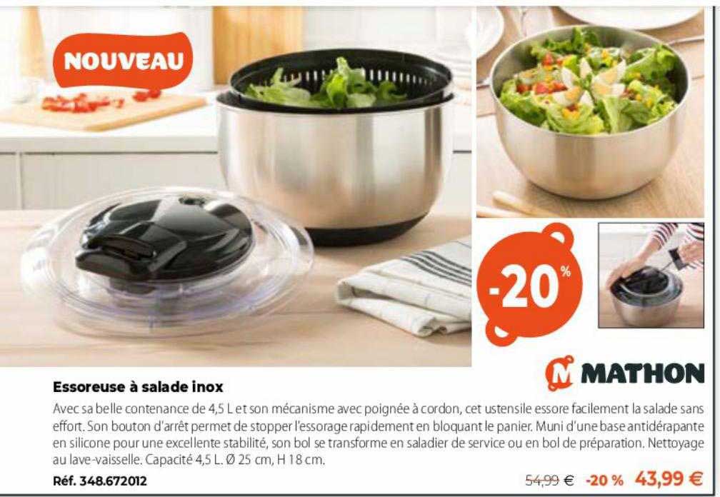 Essoreuse à Salade Inox