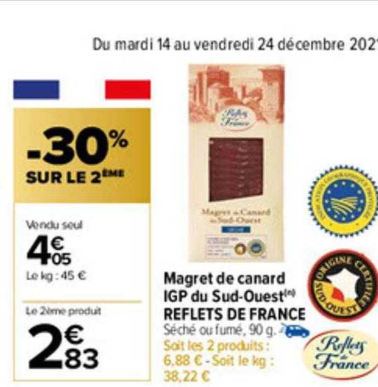 Magret De Canard Igp Du Sud-ouest Reflets De France